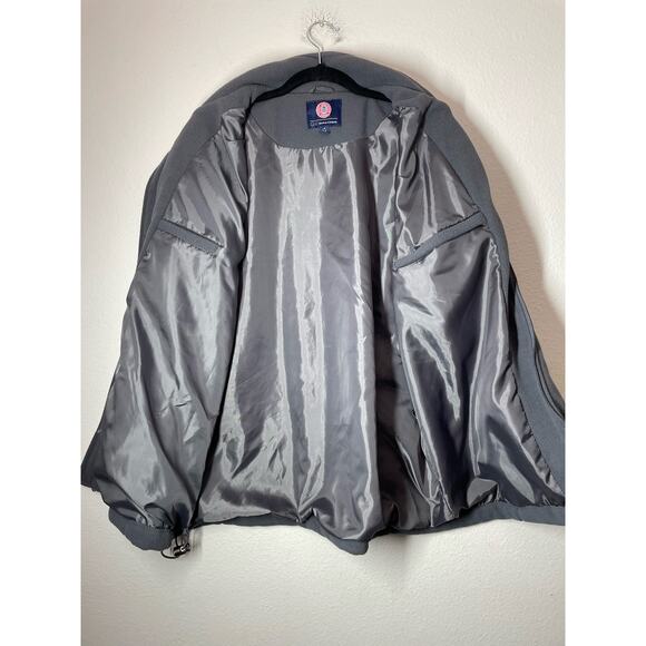 UW University of Washington Huskies Mens Fleece Vest Large Gray Gill Carl Banks - Picture 6 of 6